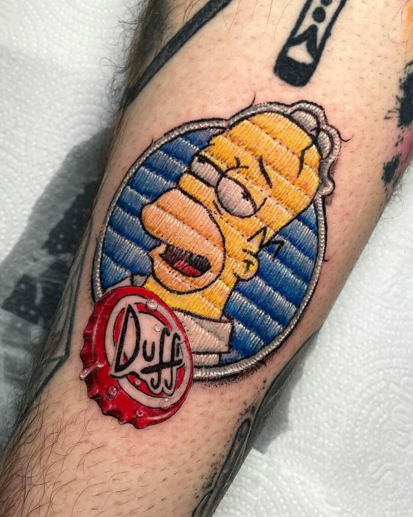 High Homer Simpsons Tattoo