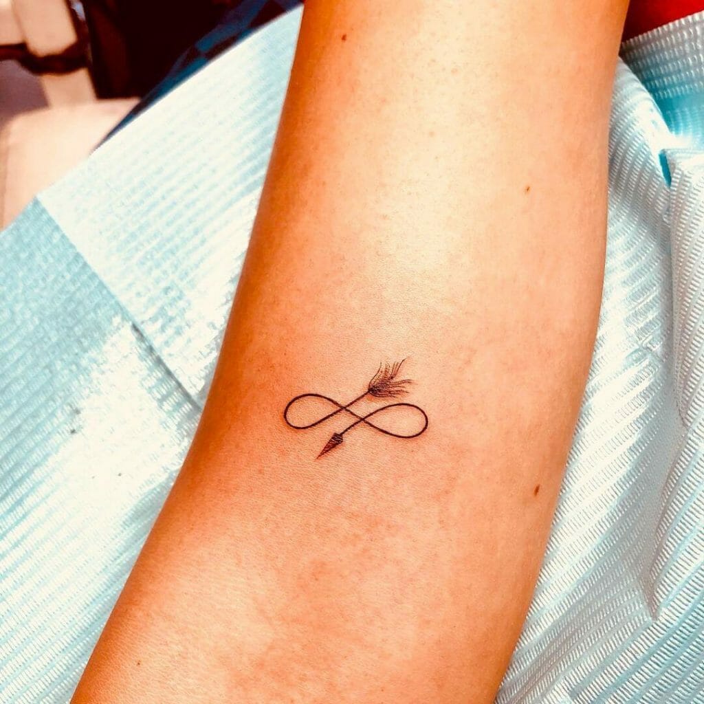 Infinite Arrow Tattoo