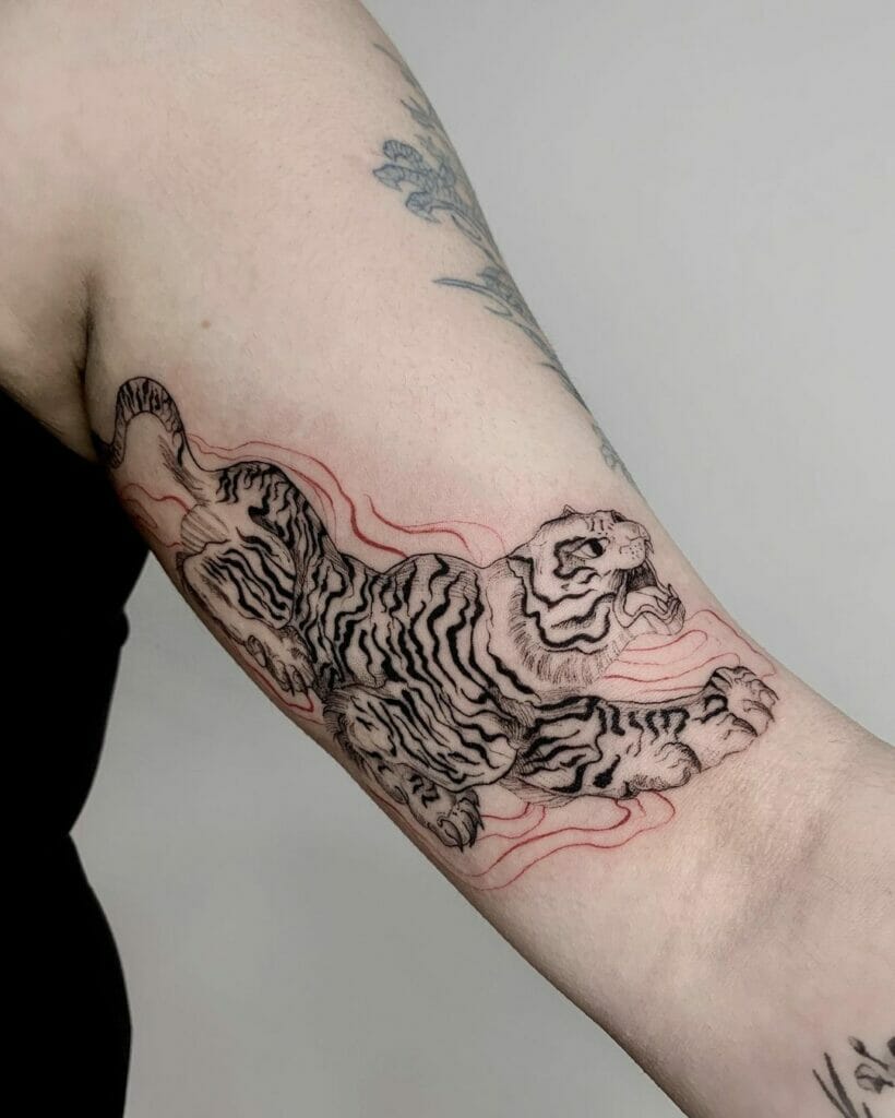 Japanese Traditional Tiger Tattoo