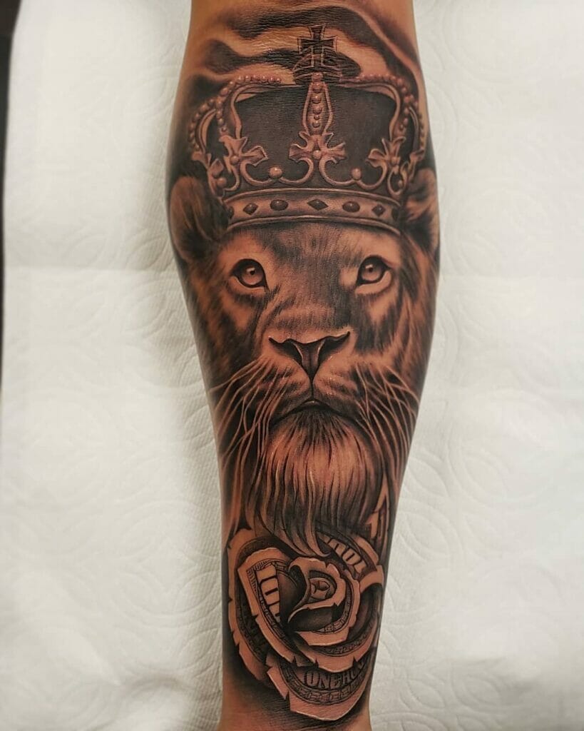 King Of The Jungle Money Rose Tattoo