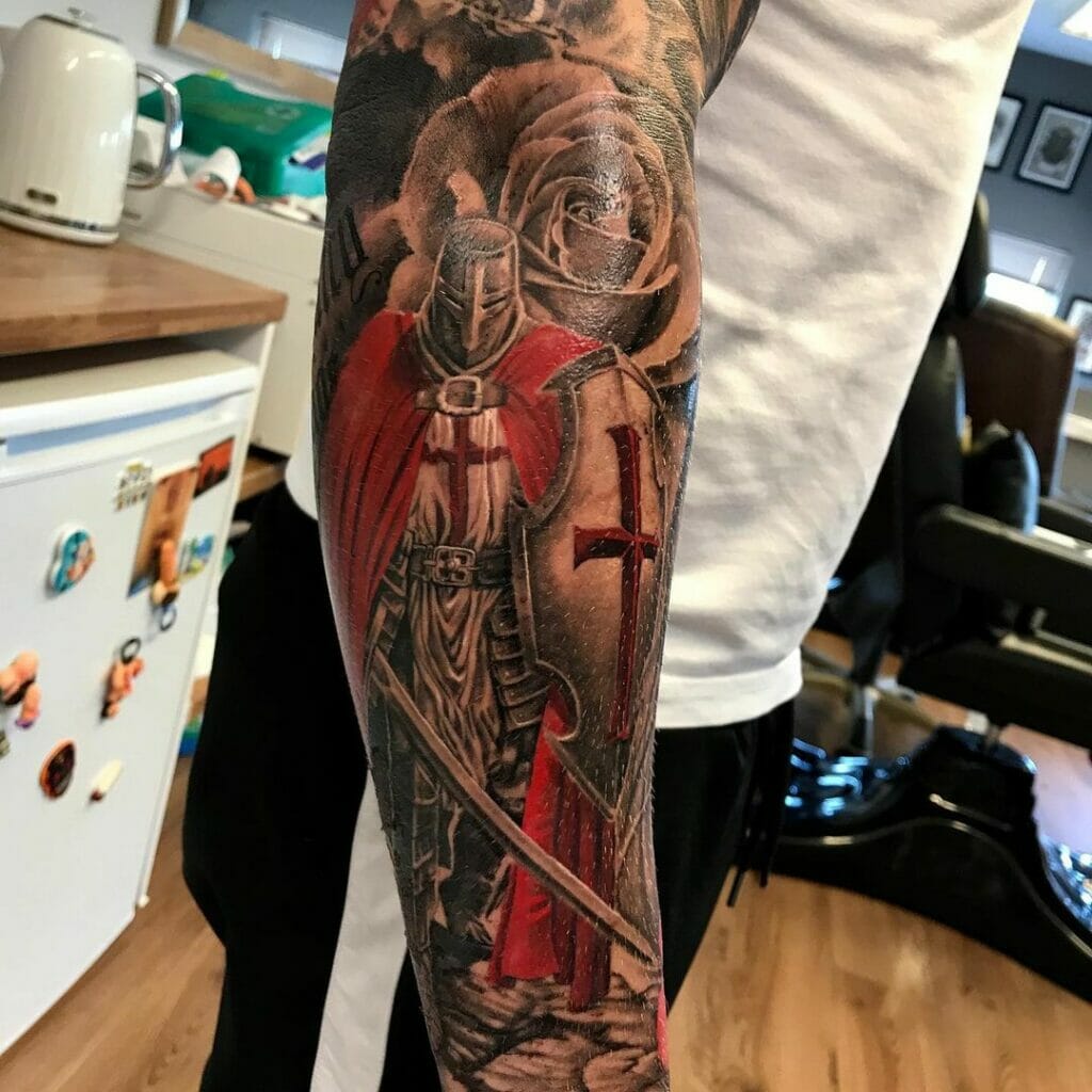 Knights Templar Cross Tattoo