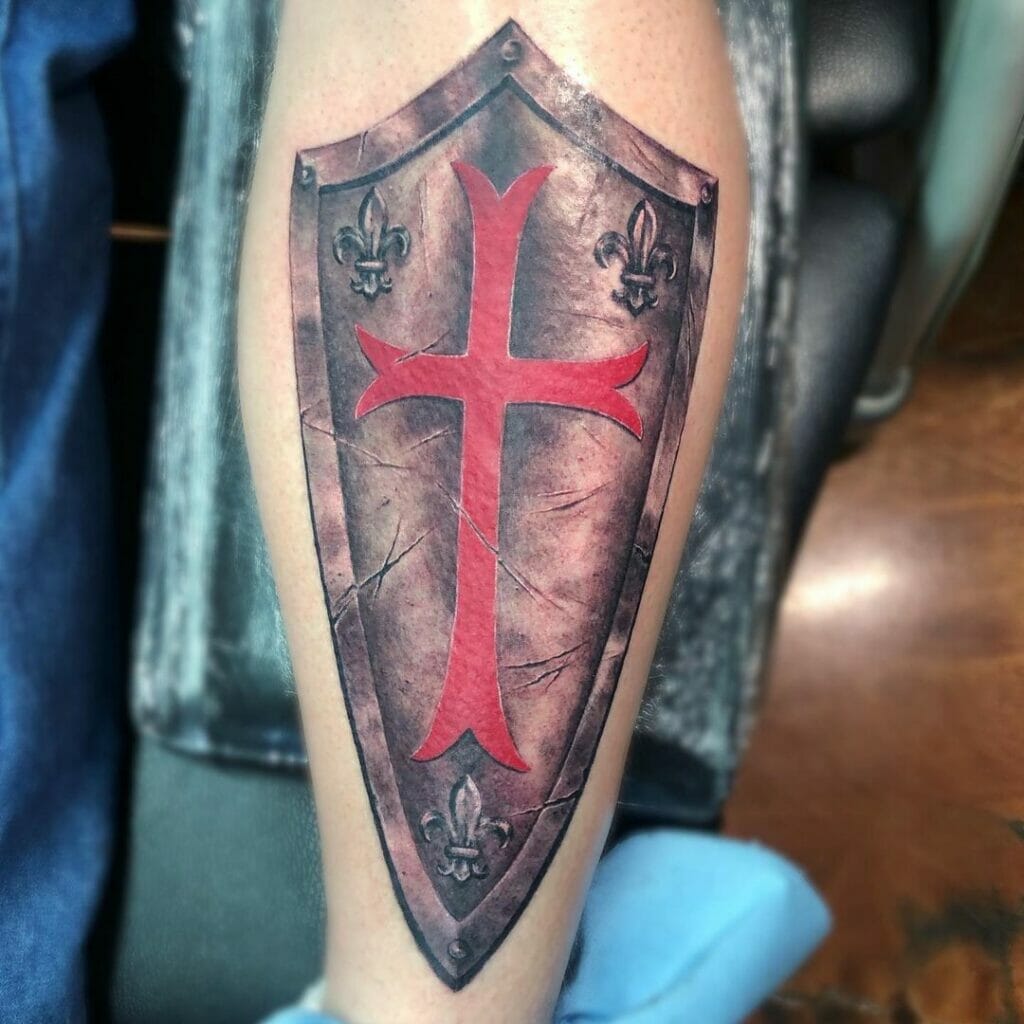 Knights Templar Shield Tattoo