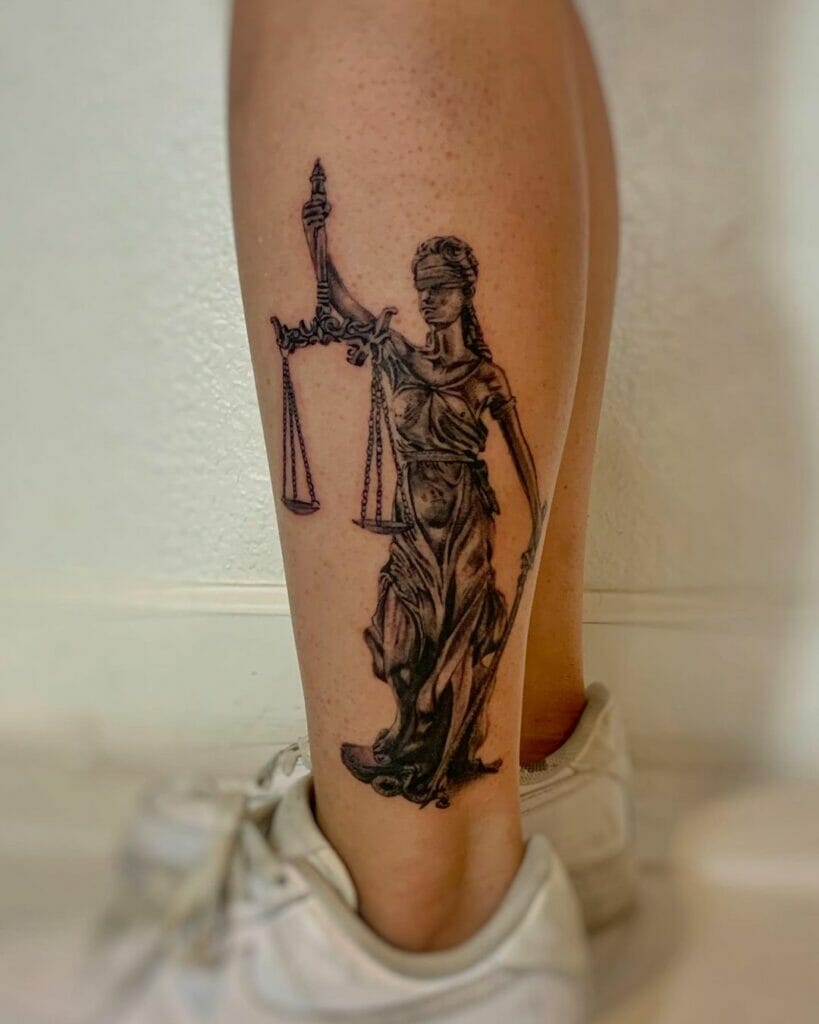 Lady Justice Tattoo