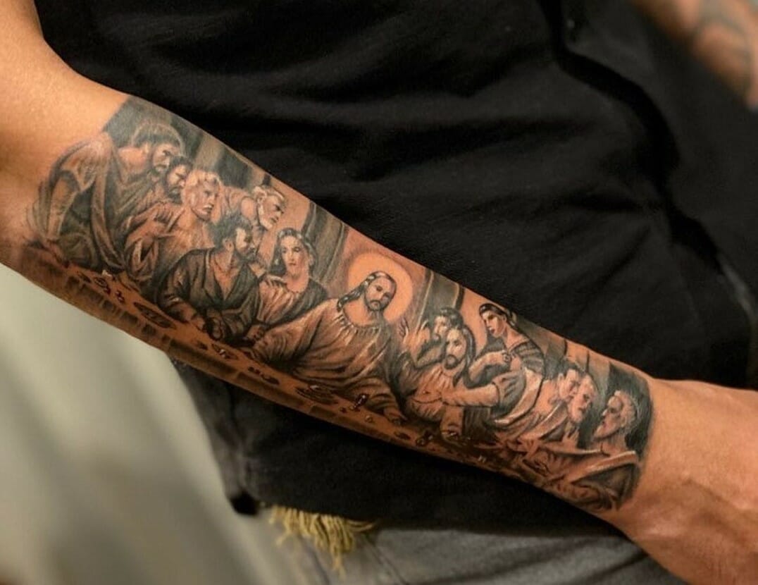 Top 60 tattoos of the last supper best  thtantai2