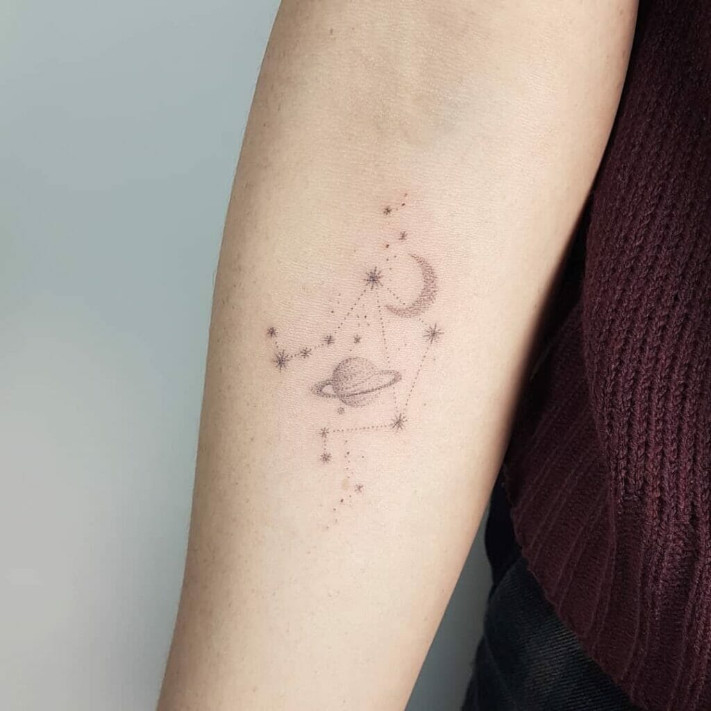 Libra Constellation Tattoo