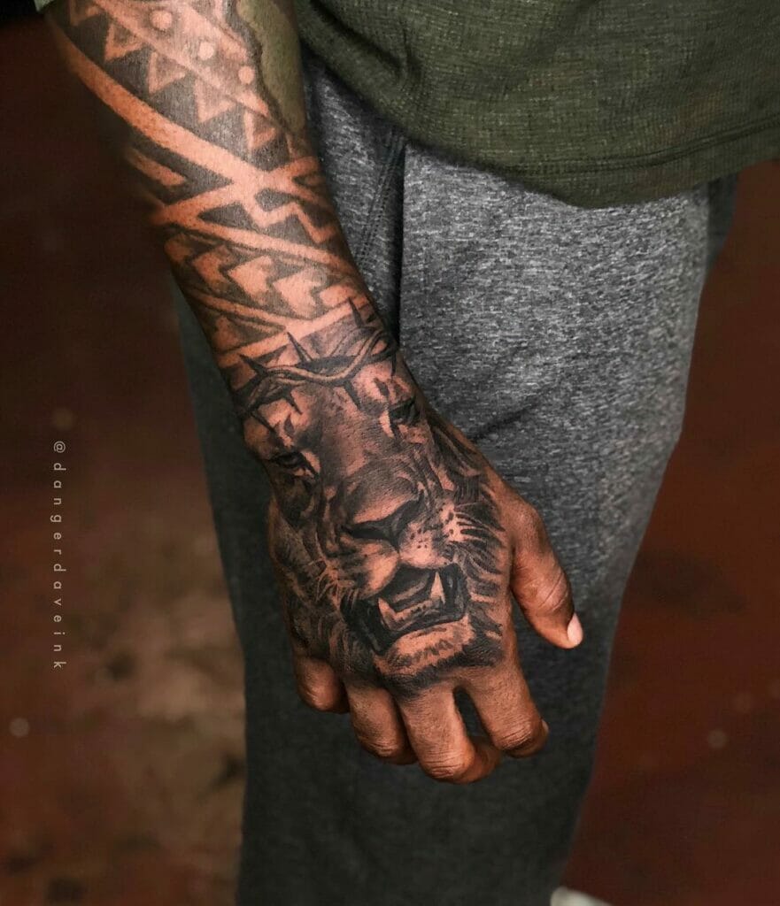 101 Best Lion Hand Tattoo Ideas You Have To See To Believe! - Outsons