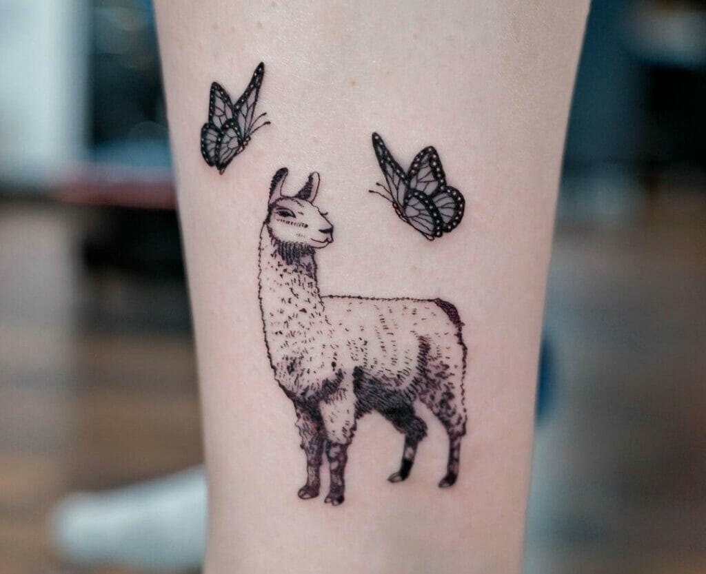 Llama Tattoo