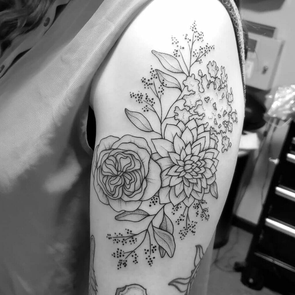 Lucky Flowers Tattoo