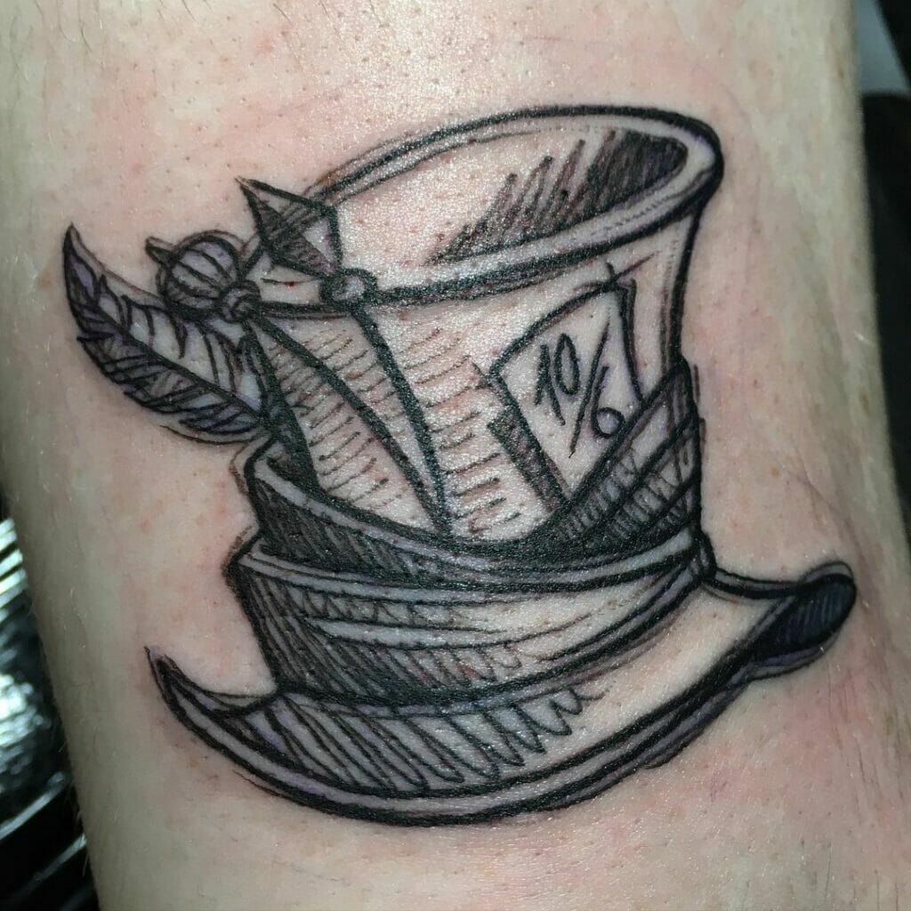 Mad Hatter's Hat Tattoo