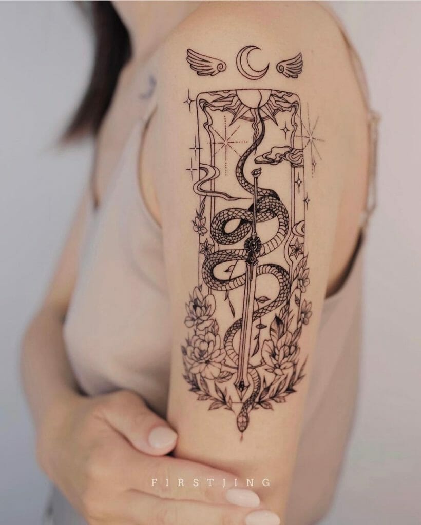 Magical Snake Tattoo