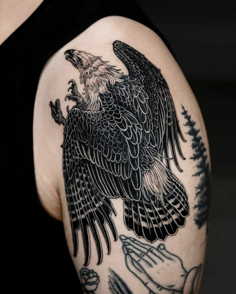 Majestic Mexican Eagle Tattoo Designs