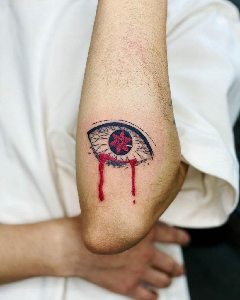 Mangekyo Sharingan Sasuke Eye Tattoo