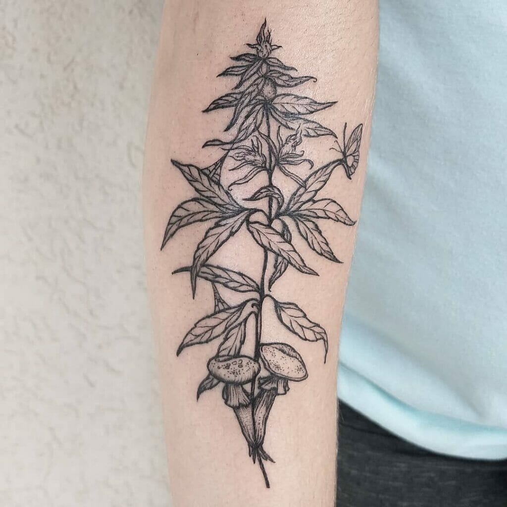 Marijuana Leaf Tattoo Ideas