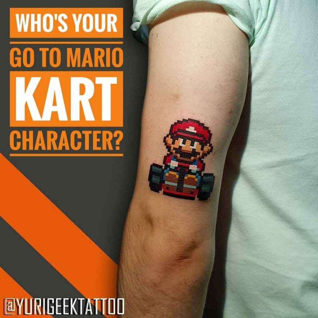 Mario Kart Tattoo