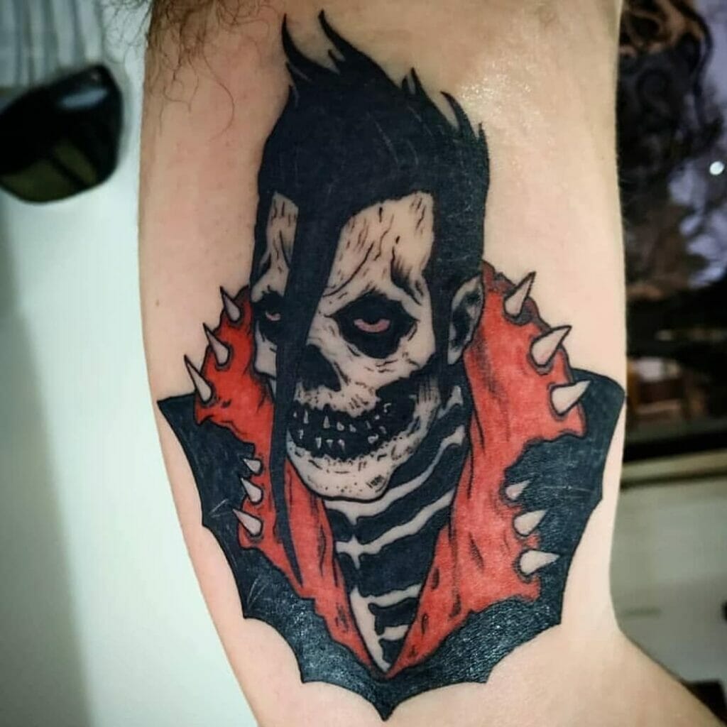 Metal Crimson Ghost Misfits Tattoo