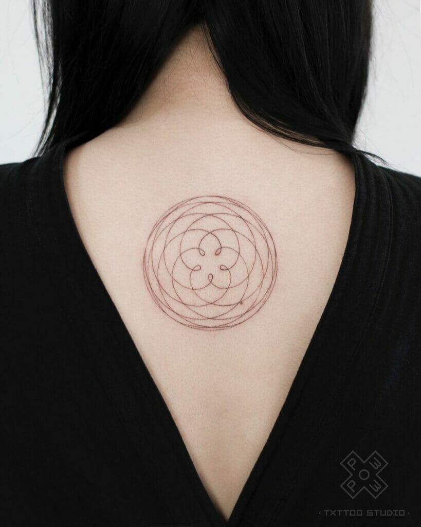 Metatron's Cube Flower Of Life Tattoo