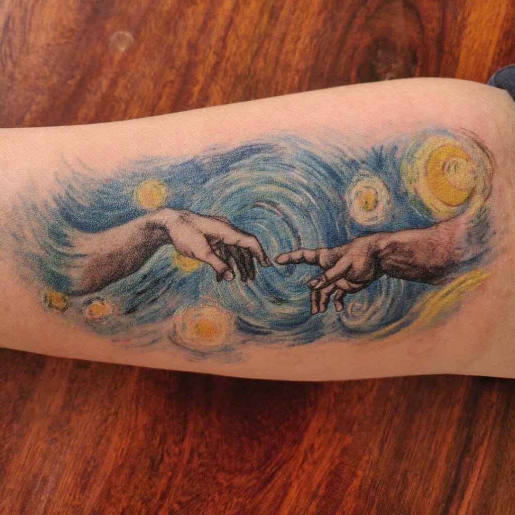 Michelangelo X Starry Night Tattoo