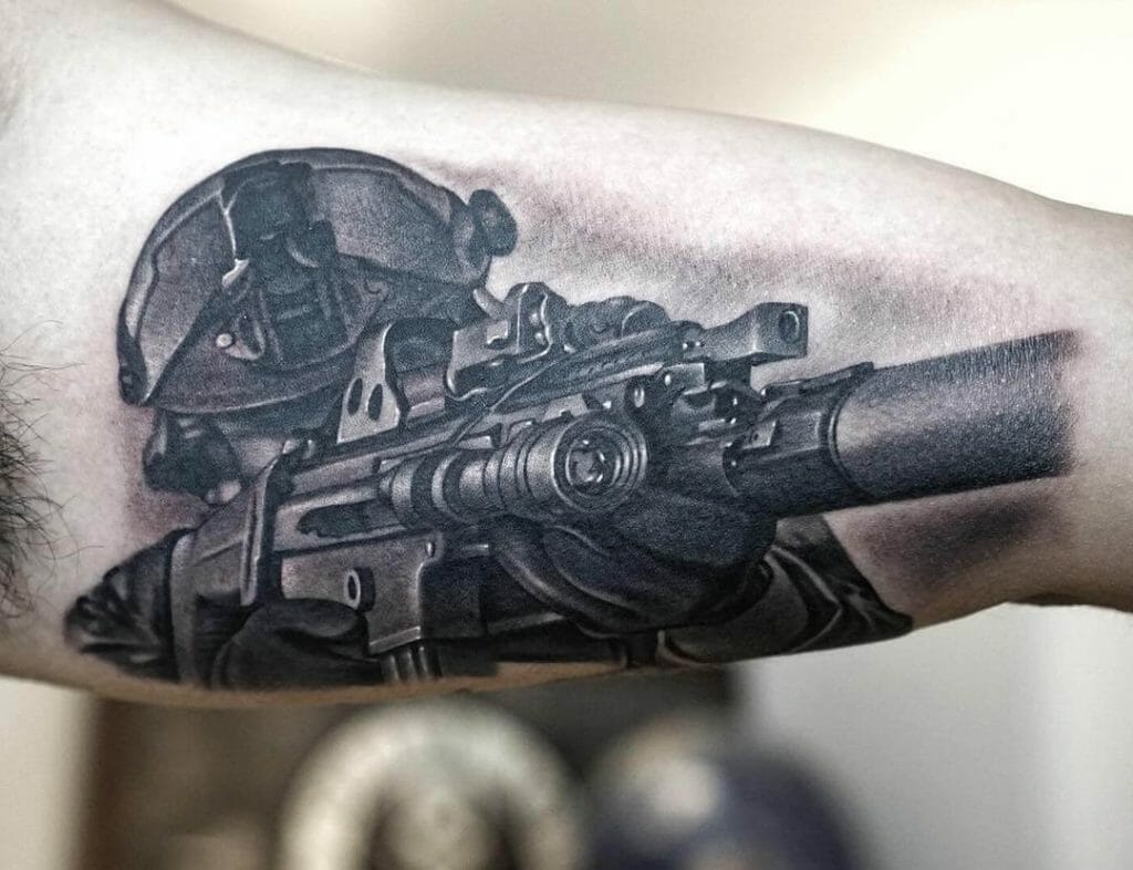 Military Sleeve Tattoo