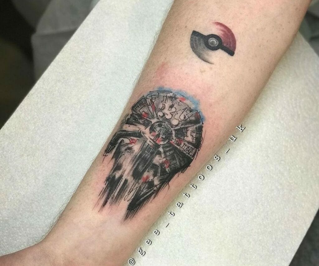 Millennium Falcon Tattoo