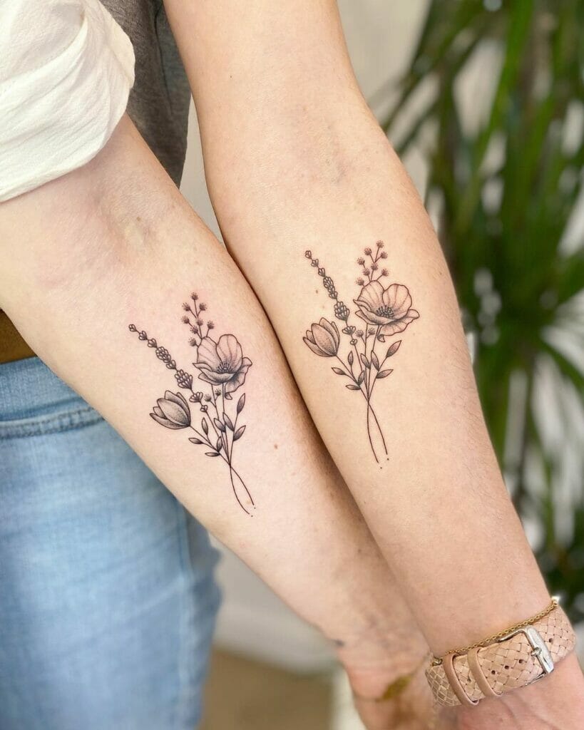 101 Best Minimalist Flower Tattoo Ideas You Have To See To Believe! -  Outsons