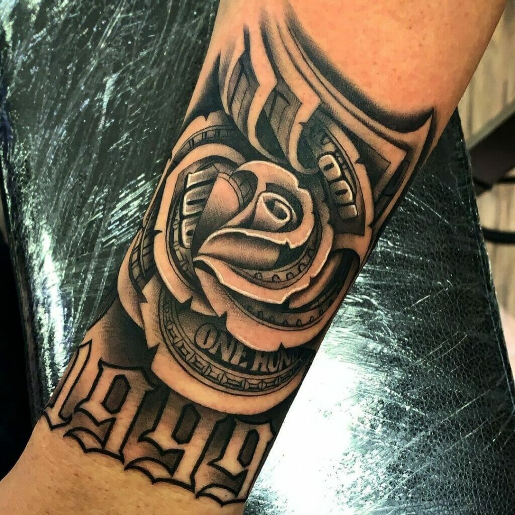 Money Rose Tattoo