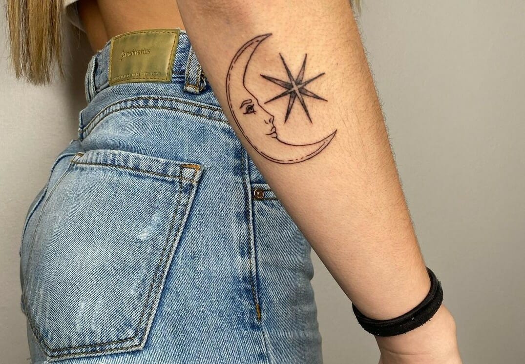 85 Moon And Stars Tattoo Ideas That Are Out Of This World