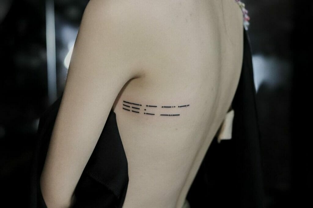 Morse Code Tattoo