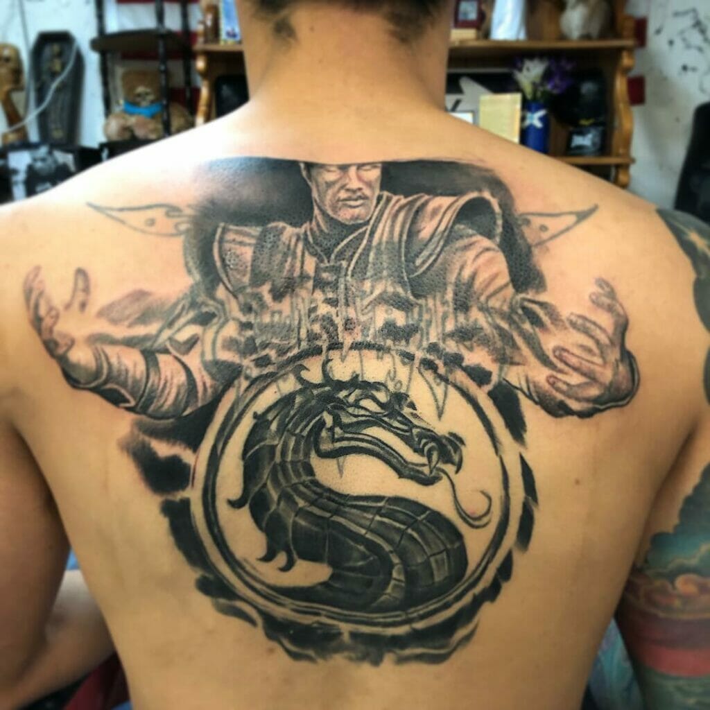 Mortal Kombat Dragon Tattoo