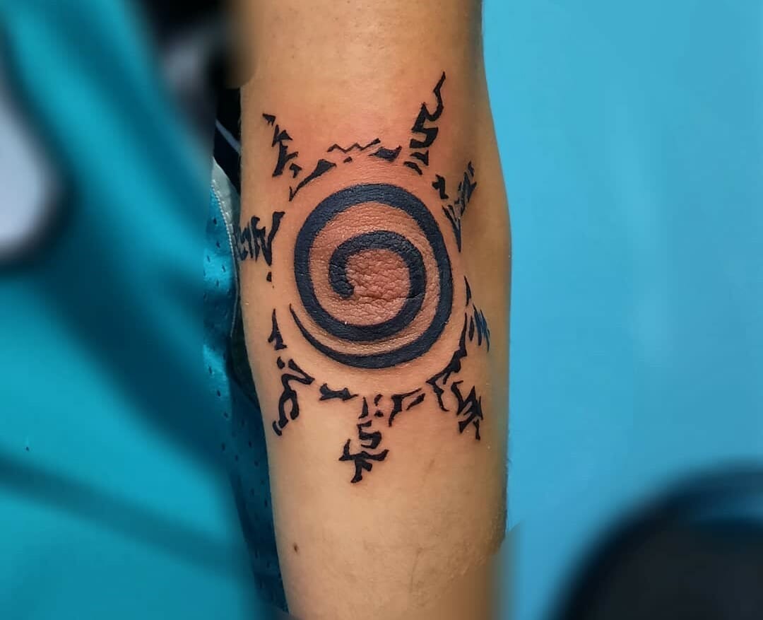 Anime Pop Culture Gaming Tattoos on Instagram Minato and the Reaper Death  Seal for Blake Thanks so much dude  tattoo tattooart instatattoo  anime animetattoo naruto