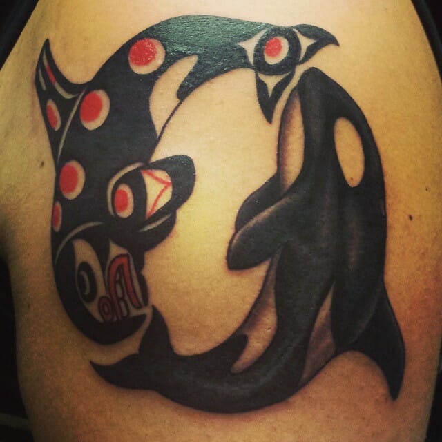 Native American Orca Tattoo
