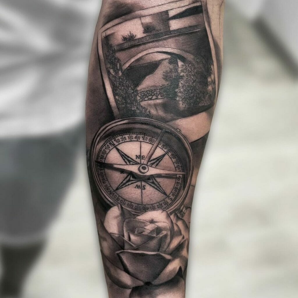 Nautical Compass Tattoo 