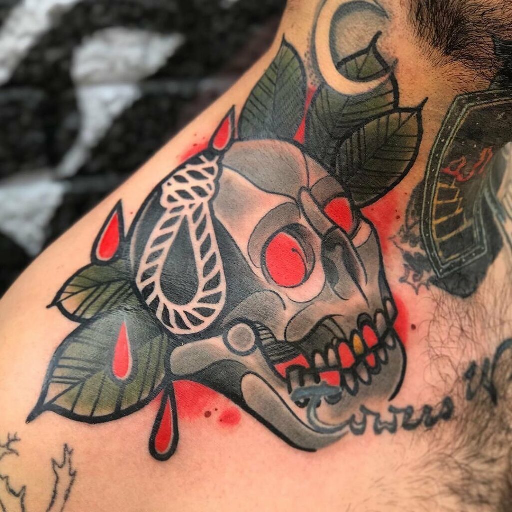 Noose Skull Tattoo
