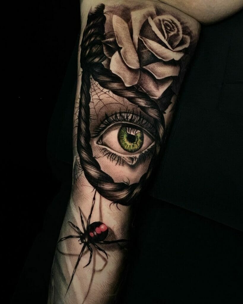 Noose With Eye Tattoo