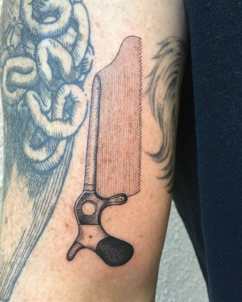 Old School Surgical Saw Tattoo