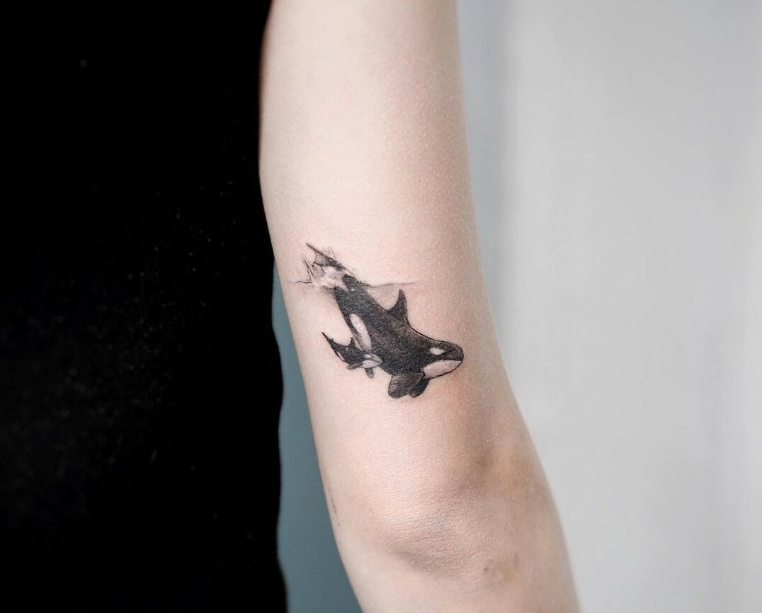 native killer whale tattoo
