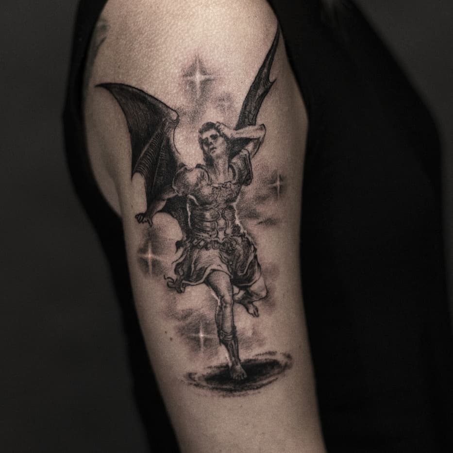 Paradise Lost Lucifer Tattoos