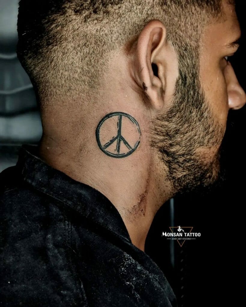 Peace Symbol Tattoo Design