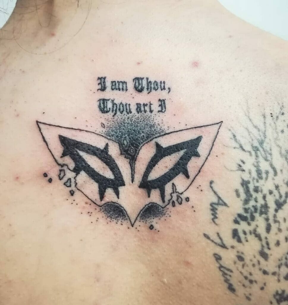 Persona 5 Tattoo With Quotes