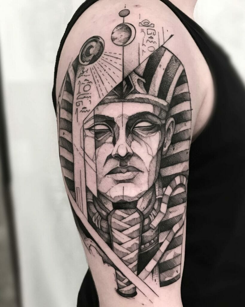 Pharaoh Head Tattoo Ideas