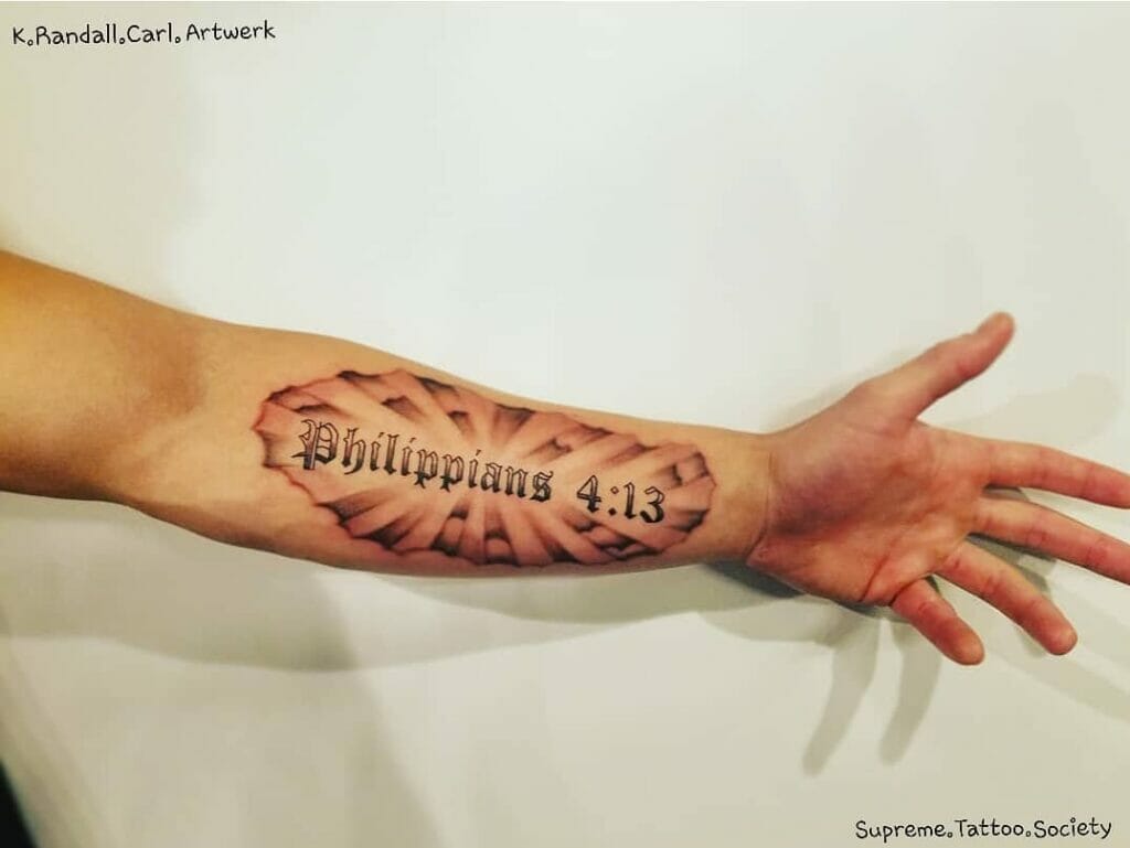 Philippians 4 13 Tattoos