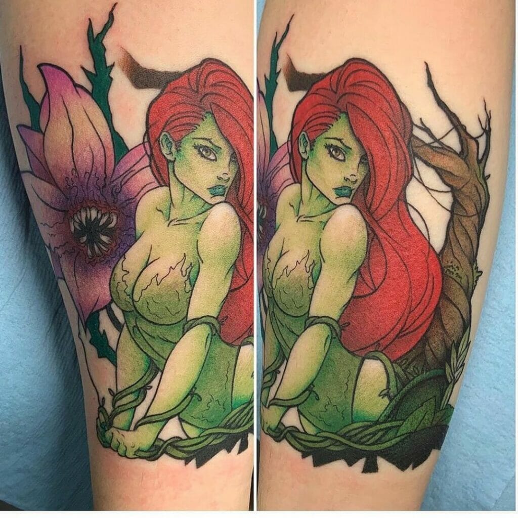 Poison Ivy's Natural Habitat Tattoo