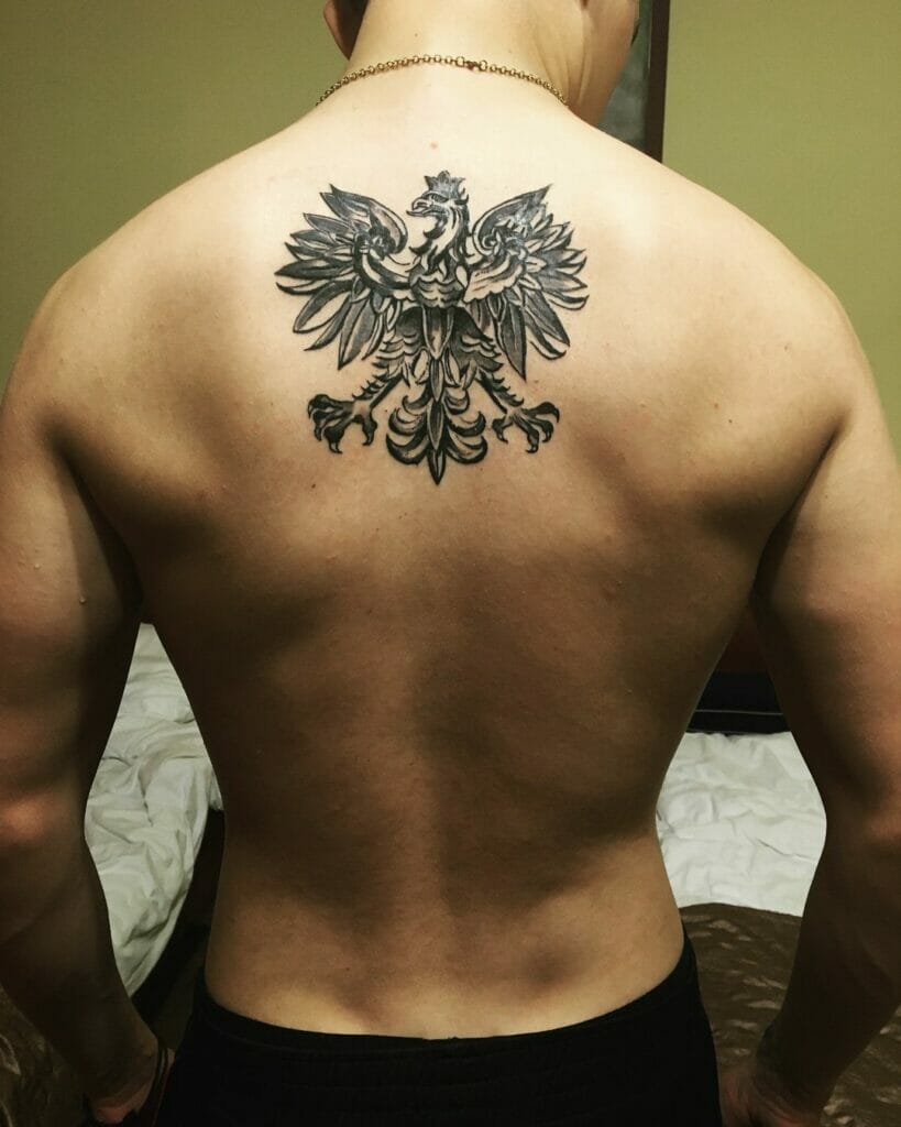 Polish Eagle Tattoo Back