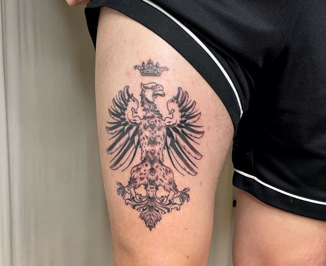 Polish Eagle by Nick Poli at Passion and Pride Tattoo in Philadelphia PA   rtattoos