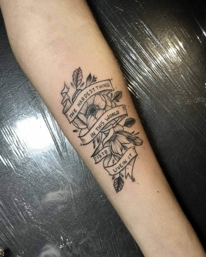 Popular Quote Tattoo