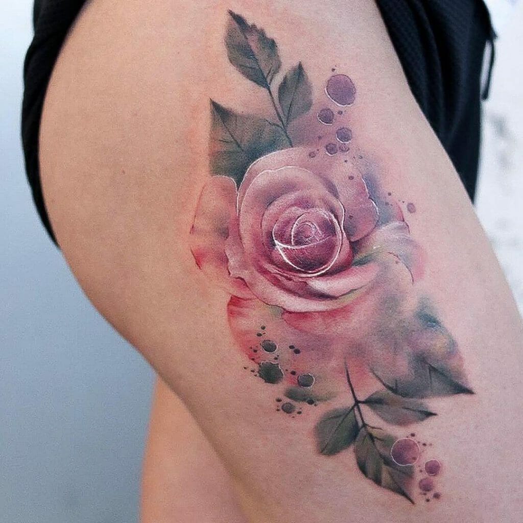 Positive Rose Tattoo