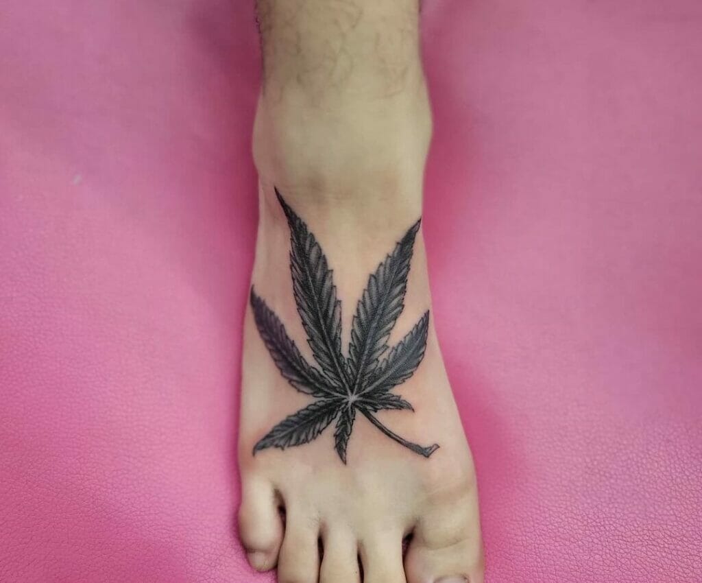 Pot Leaf Tattoos
