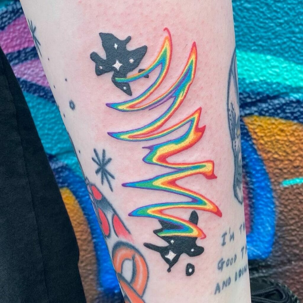 Psychedelic Pride Tattoo