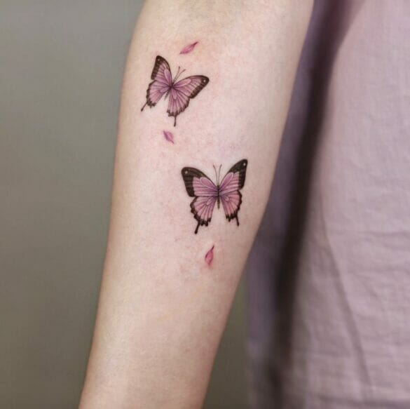 101 Best Purple Butterfly Tattoo Ideas You Have To See To Believe ...