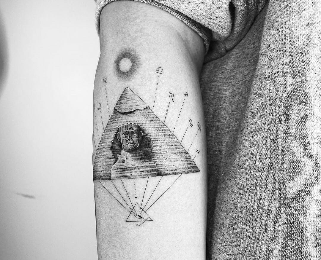 90 Best Pyramid Tattoo Ideas for Men and Women 