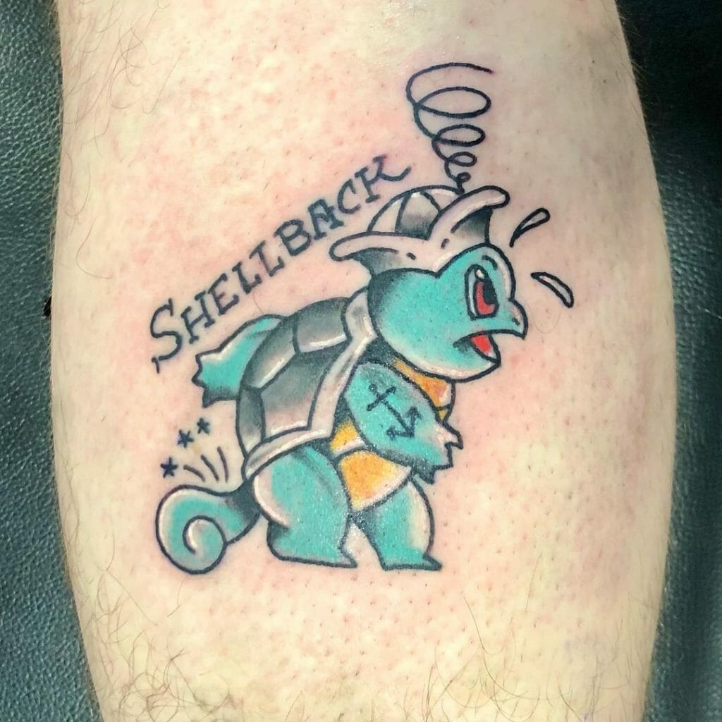 Quirky Squirtle Tattoo